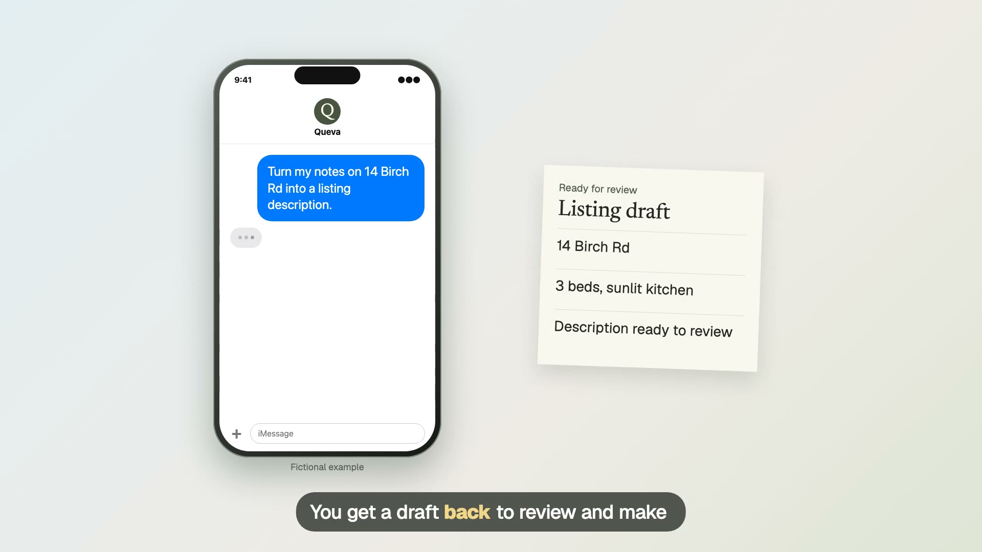 Listing descriptions video